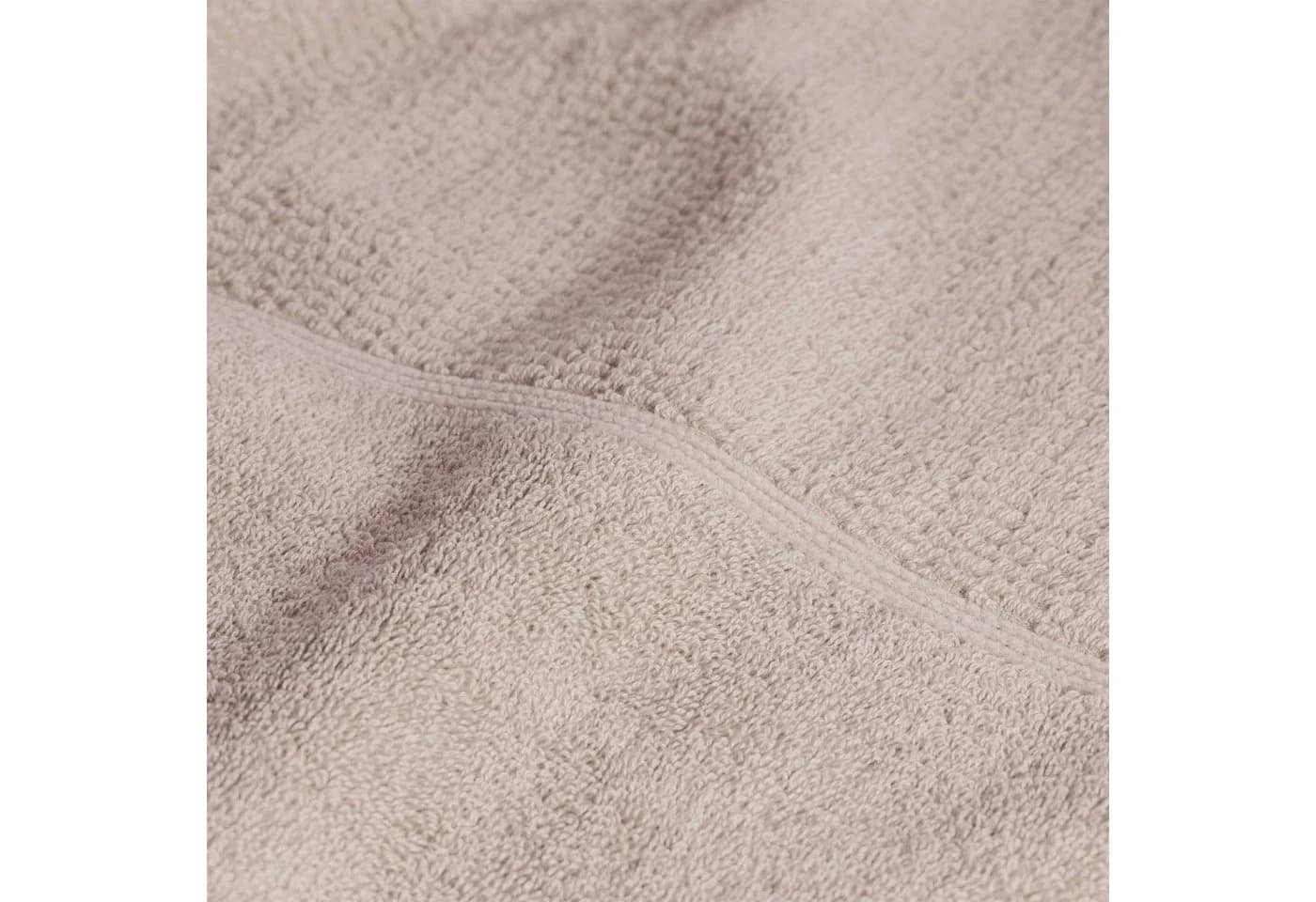 Möve for frottana Badetuch Pearl Beige Walkfrottier mit Perloptik