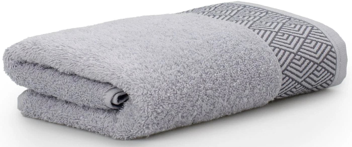 MÖVE FOR FROTTANA Handtuch Geometry Silber 100% Baumwolle