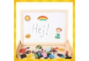 KRUZZEL Magnettafel Kinder doppelseitig Holz 108 Teile Bild 5