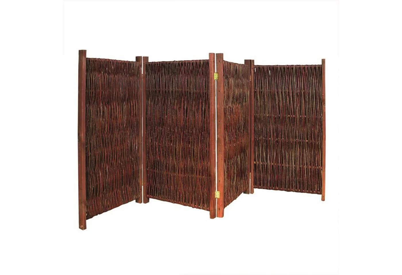 NOOR Paravent Weide - 4-teilig - Klappbar - Sichtschutz für Garten & Balkon - Bild 2