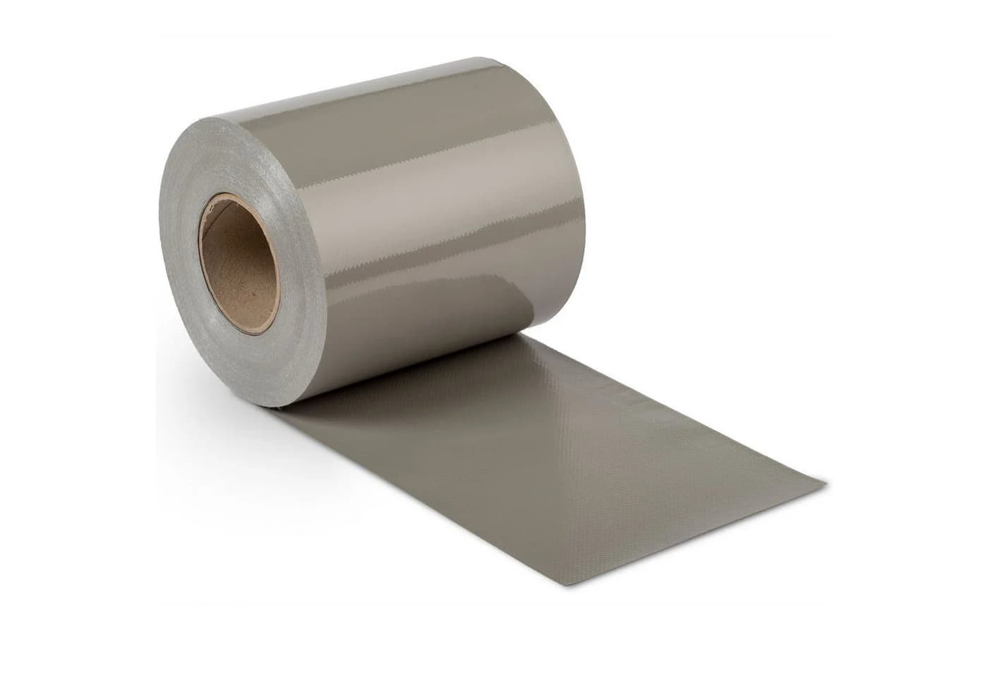 NOOR Sichtschutzstreifen PVC Blickdicht Grau für Doppelstabmattenzaun - Bild 4