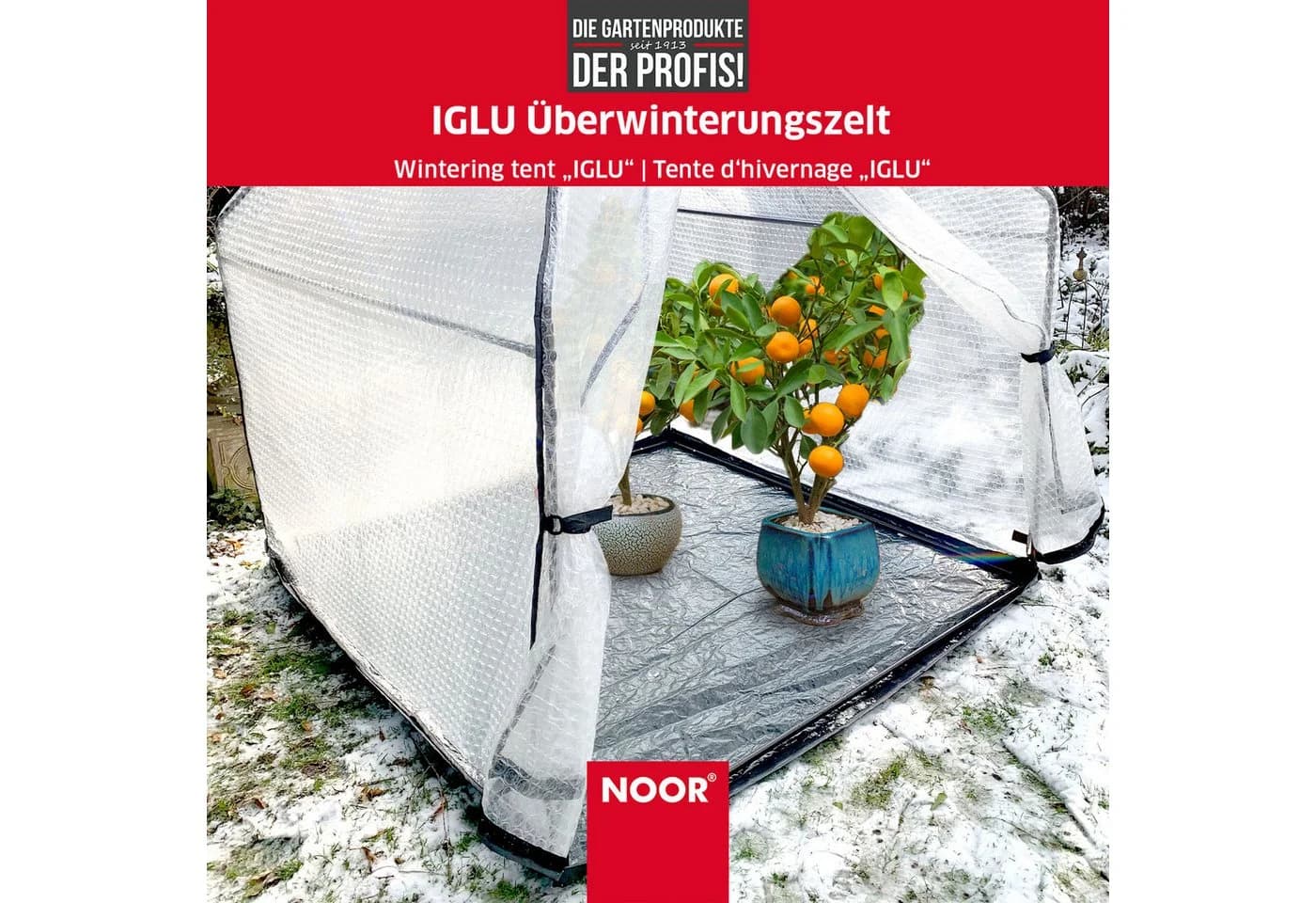 NOOR Winterschutzhaube Überwinterungszelt IGLU für Pflanzen - Bild 3