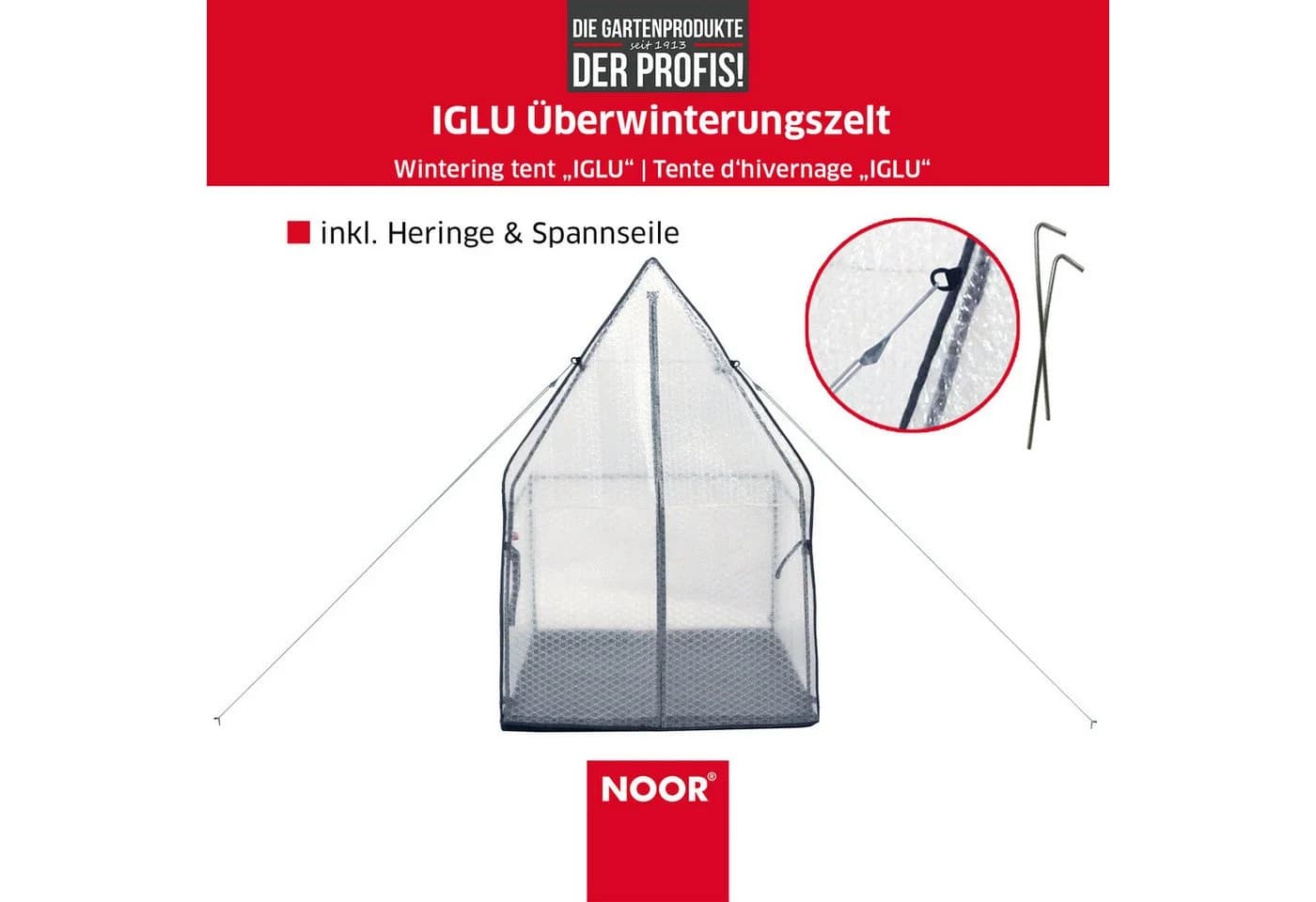 NOOR Winterschutzhaube Überwinterungszelt IGLU für Pflanzen - Bild 4