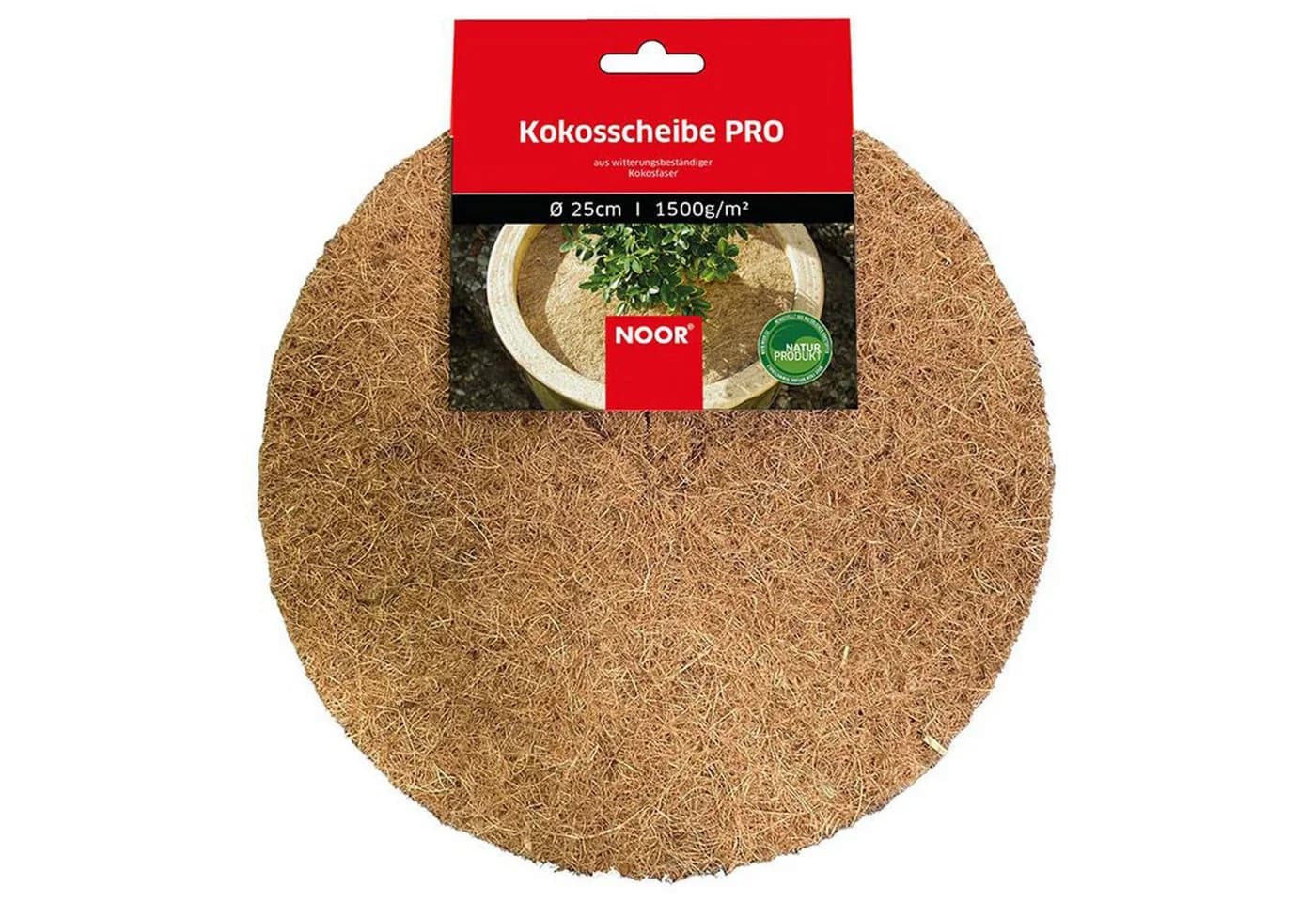 NOOR Kokosscheibe PRO Beige Winterschutz für Kübelpflanzen - Bild 2