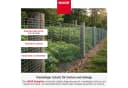 NOOR Maschendrahtzaun Drahtgitter Verzinkt/PVC Grün/Silber Bild 1