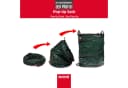 NOOR POP-UP Gartensack 100l Standfest Faltbar Laub & Grünschnitt Bild 5