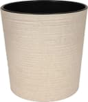 Heimwerkercenter Übertopf MePla Malwa Strip ECO 19cm Creme Bild 2