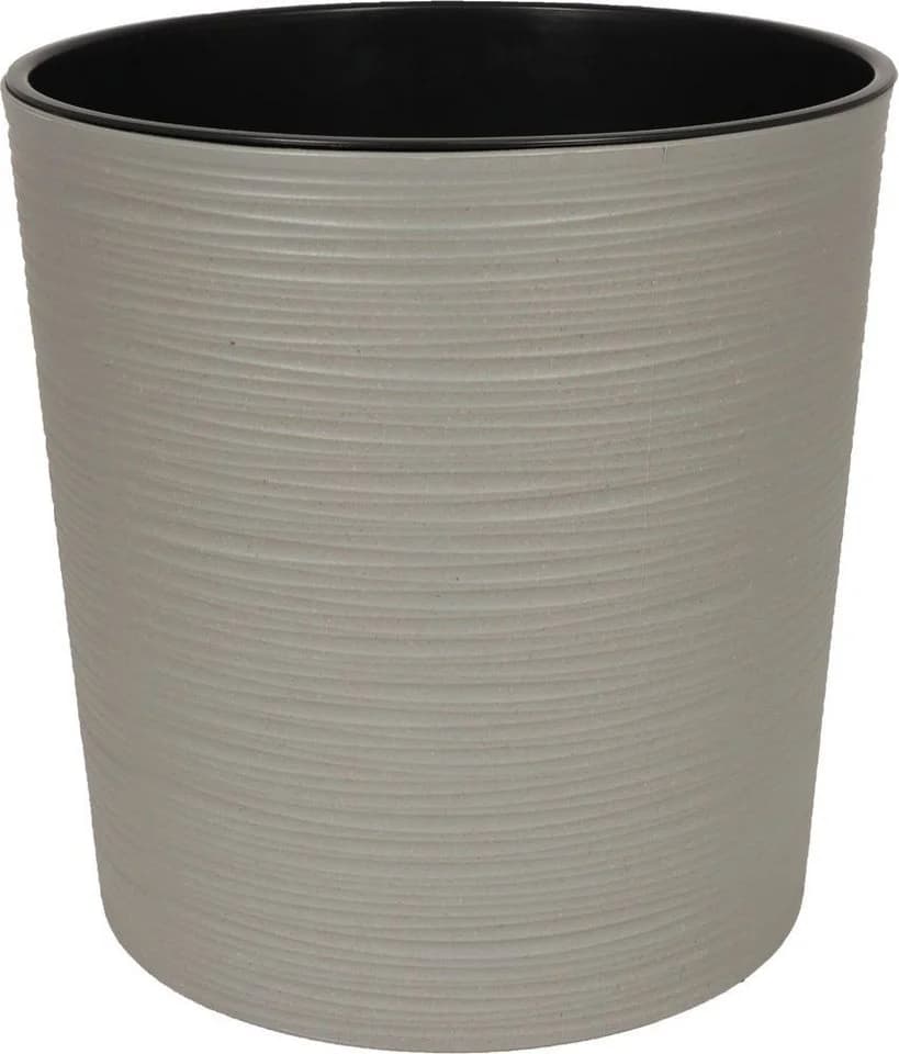Heimwerkercenter Übertopf MePla Malwa Strip ECO Grau Ø19cm - Bild 2