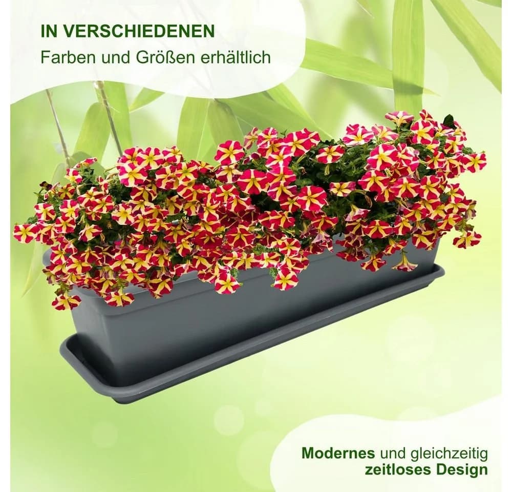 Heimwerkercenter Balkonkasten MePla 100cm Anthrazit