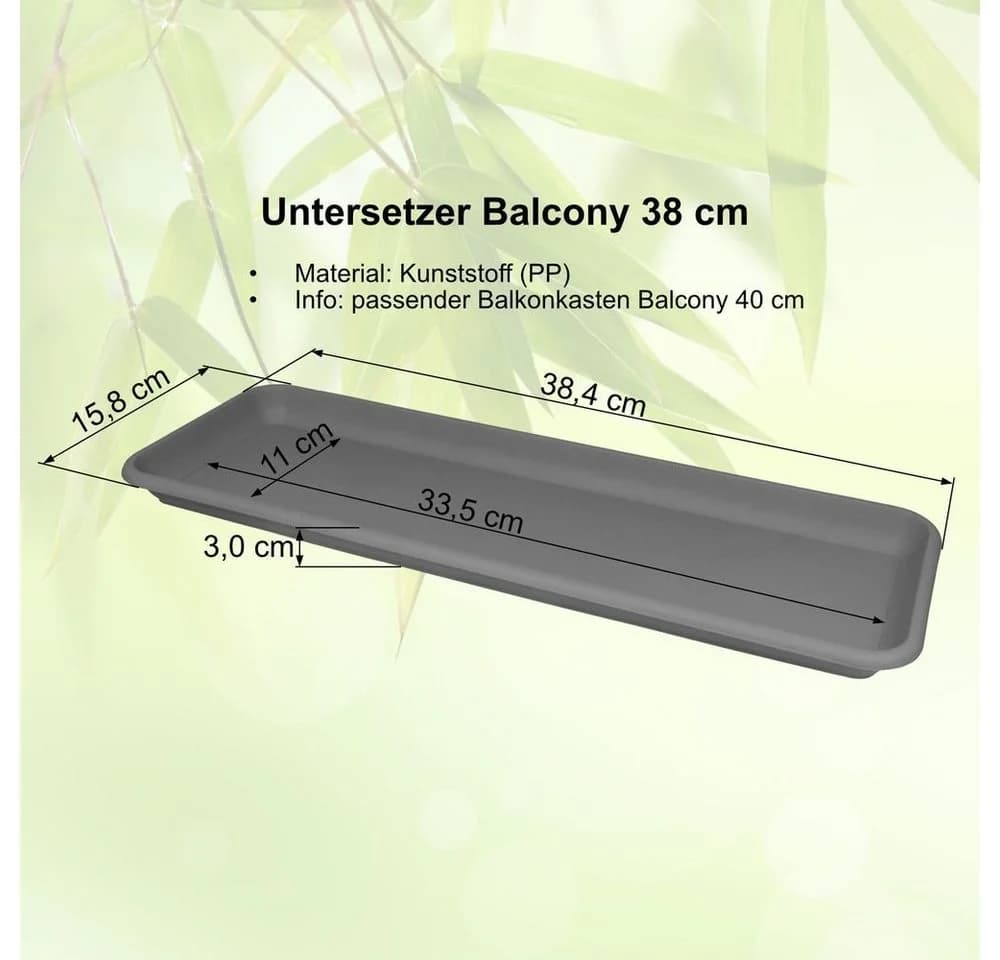 Heimwerkercenter Untersetzer Balcony Standard Braun Kunststoff