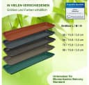 Heimwerkercenter Untersetzer Balcony Standard Braun Kunststoff Bild 3