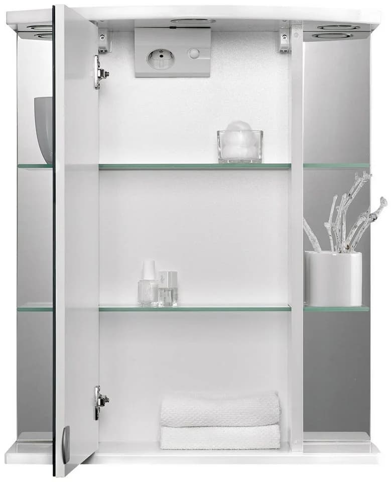 JOKEY Spiegelschrank Havana LED Weiß mit LED-Beleuchtung