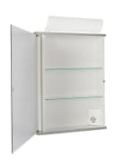 JOKEY Spiegelschrank Entro Silber mit Steckdose und Glasböden Bild 1