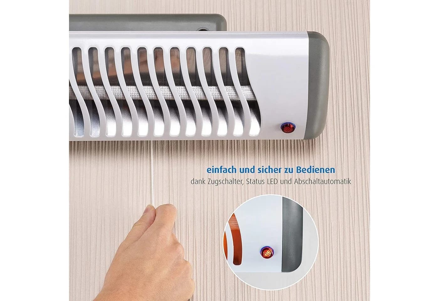 Reer Wickeltisch-Heizstrahler EasyHeat Weiß - Bild 4