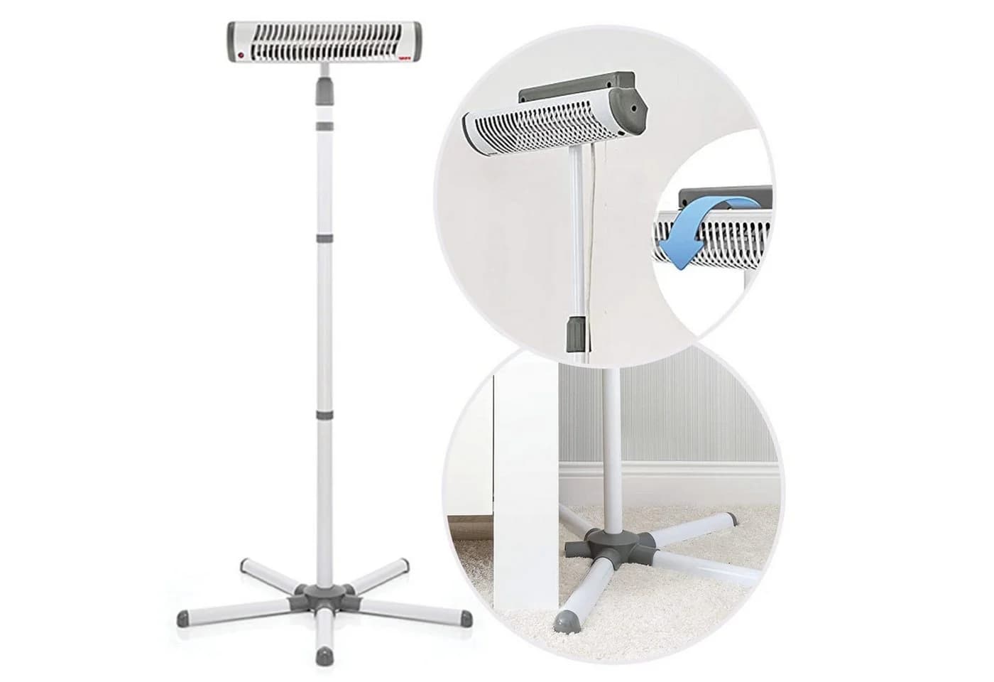 Reer Wickeltisch-Heizstrahler EasyHeat Flex Weiß