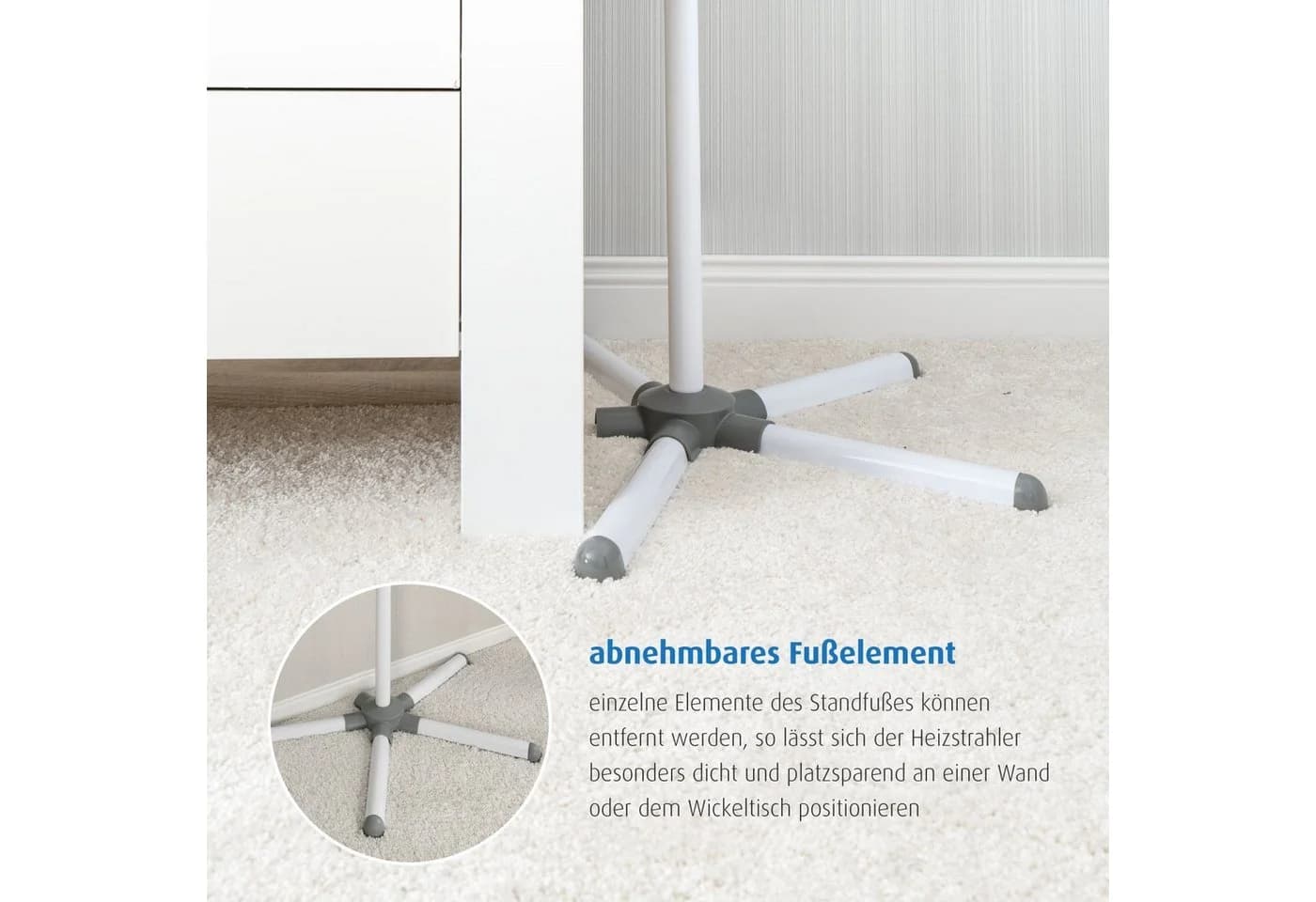 Reer Wickeltisch-Heizstrahler EasyHeat Flex Weiß - Bild 5