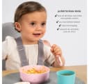 reer Baby Besteckset Biegsam 2-tlg. Rosa Lernbesteck Bild 1