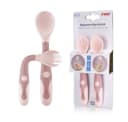 reer Baby Besteckset Biegsam 2-tlg. Rosa Lernbesteck Bild 2