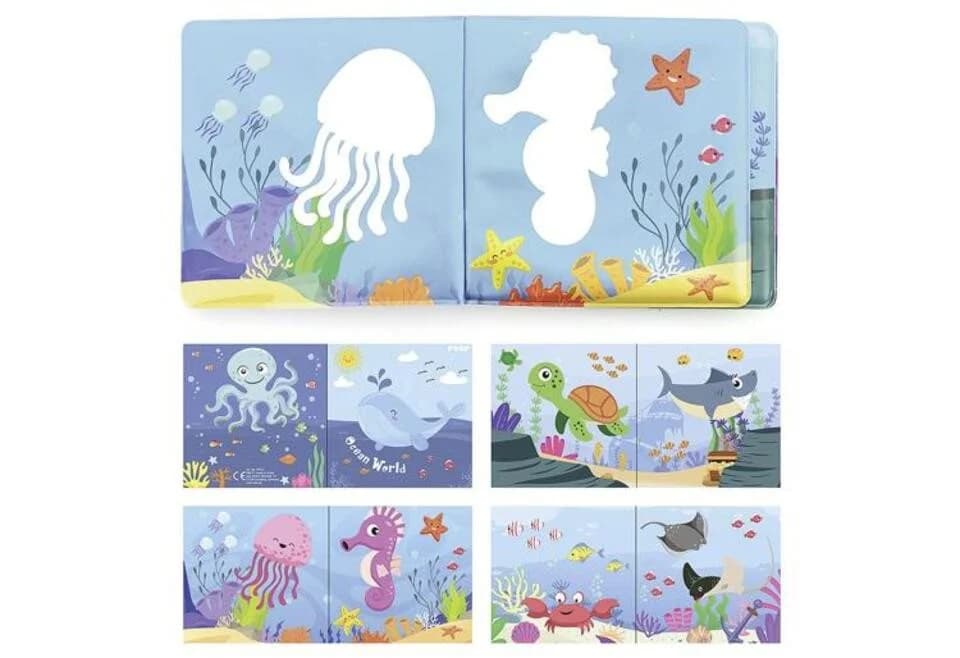 Reer Magisches Badebuch "MyHappyBath Book" PEVA 15x15 cm