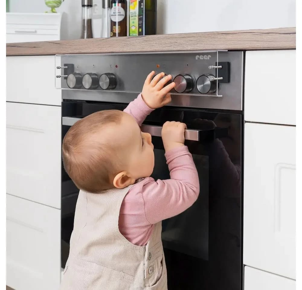 reer Herdknopf-Abdeckung Schutz für Kinder Transparent - Bild 2
