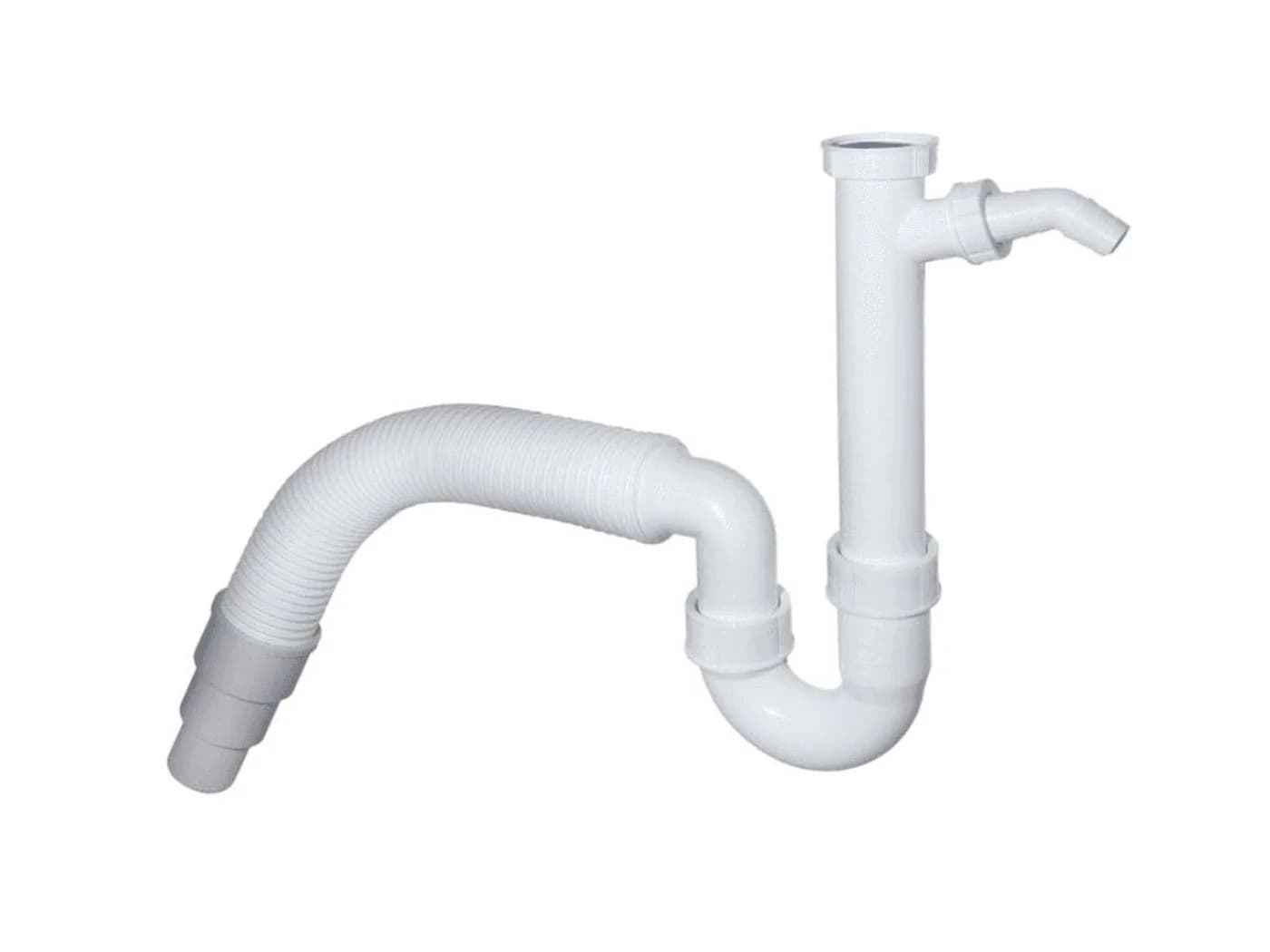 SANIT Siphon Rohrgeruchverschluss G1 1/2x40/50 Kunststoff - Bild 2