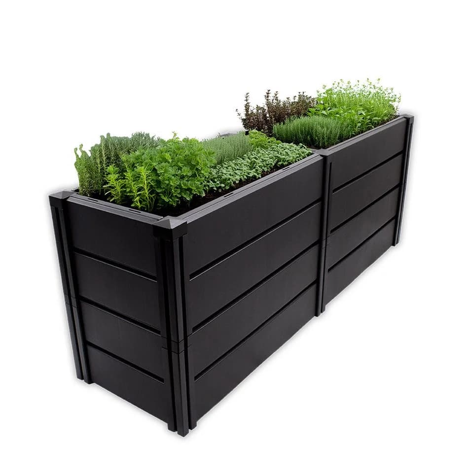 KHW Hochbeet Demeter - Erweiterbar, UV-beständig, Modernes Design - Bild 3