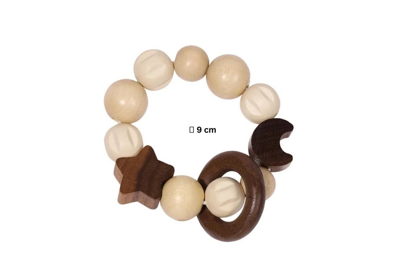 goki Greifspielzeug-Set Mond & Sterne 3-tlg. Holz - Bild 3