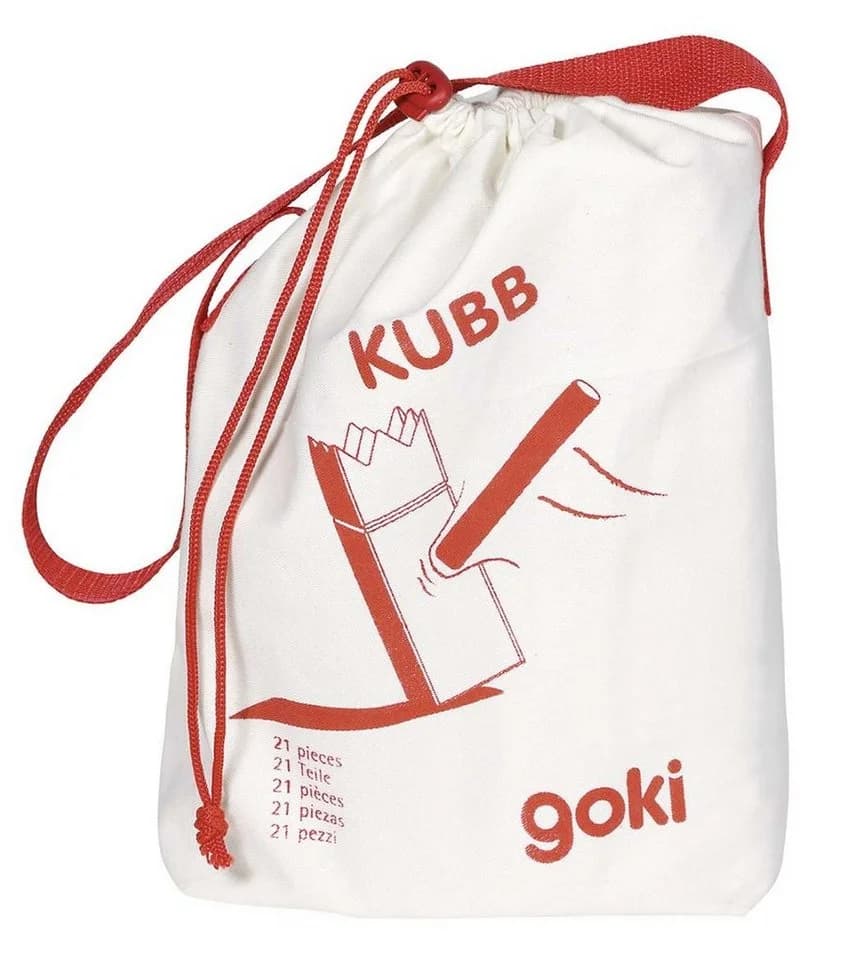 Goki Wikinger Kubb Geschicklichkeitsspiel Outdoor Familienspiel