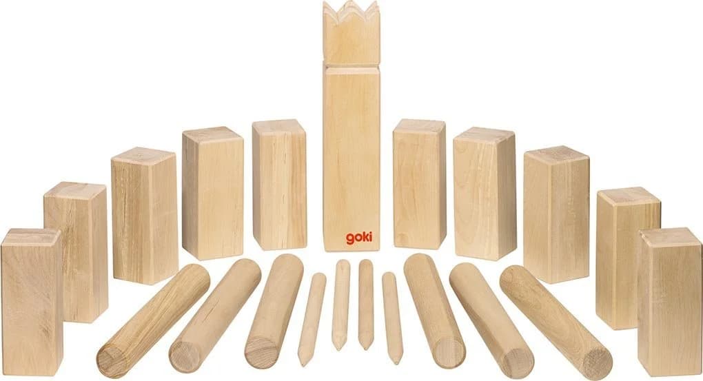 Goki Wikinger Kubb Geschicklichkeitsspiel Outdoor Familienspiel - Bild 2