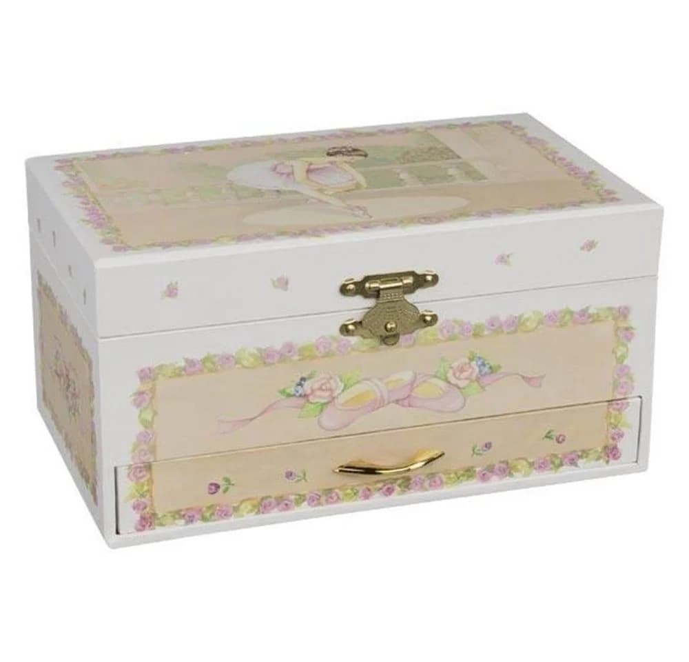 Goki Spieluhr Ballerina IV Spieldose Rosa Schwanensee