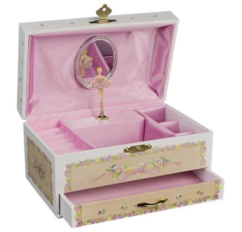 Goki Spieluhr Ballerina IV Spieldose Rosa Schwanensee - Bild 2
