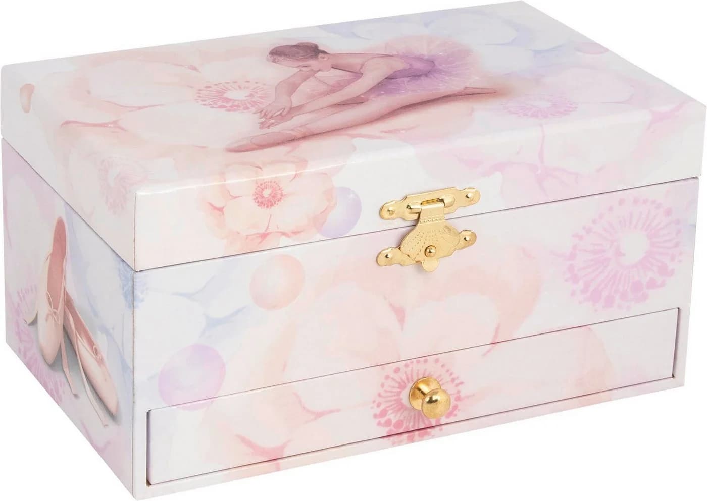 goki Spieluhr Musikspieldose Ballerina Schwanensee 15555 Schmuckdose Rosa