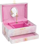 goki Spieluhr Musikspieldose Ballerina Schwanensee 15555 Schmuckdose Rosa Bild 2