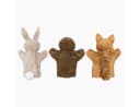 goki Handpuppen-Set Eichhörnchen, Hase und Igel 3-tlg. Braun/Grau Bild 3