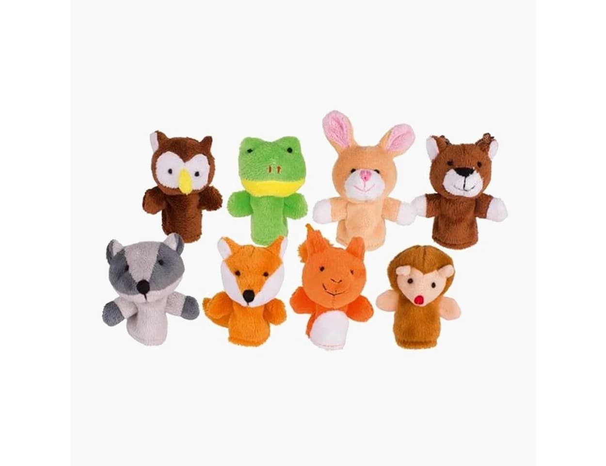 goki Fingerpuppenset Waldtiere 8-tlg. Bunt