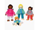 goki Biegepuppe Interkulturelle Familie 4-tlg. Set Bunt Bild 1