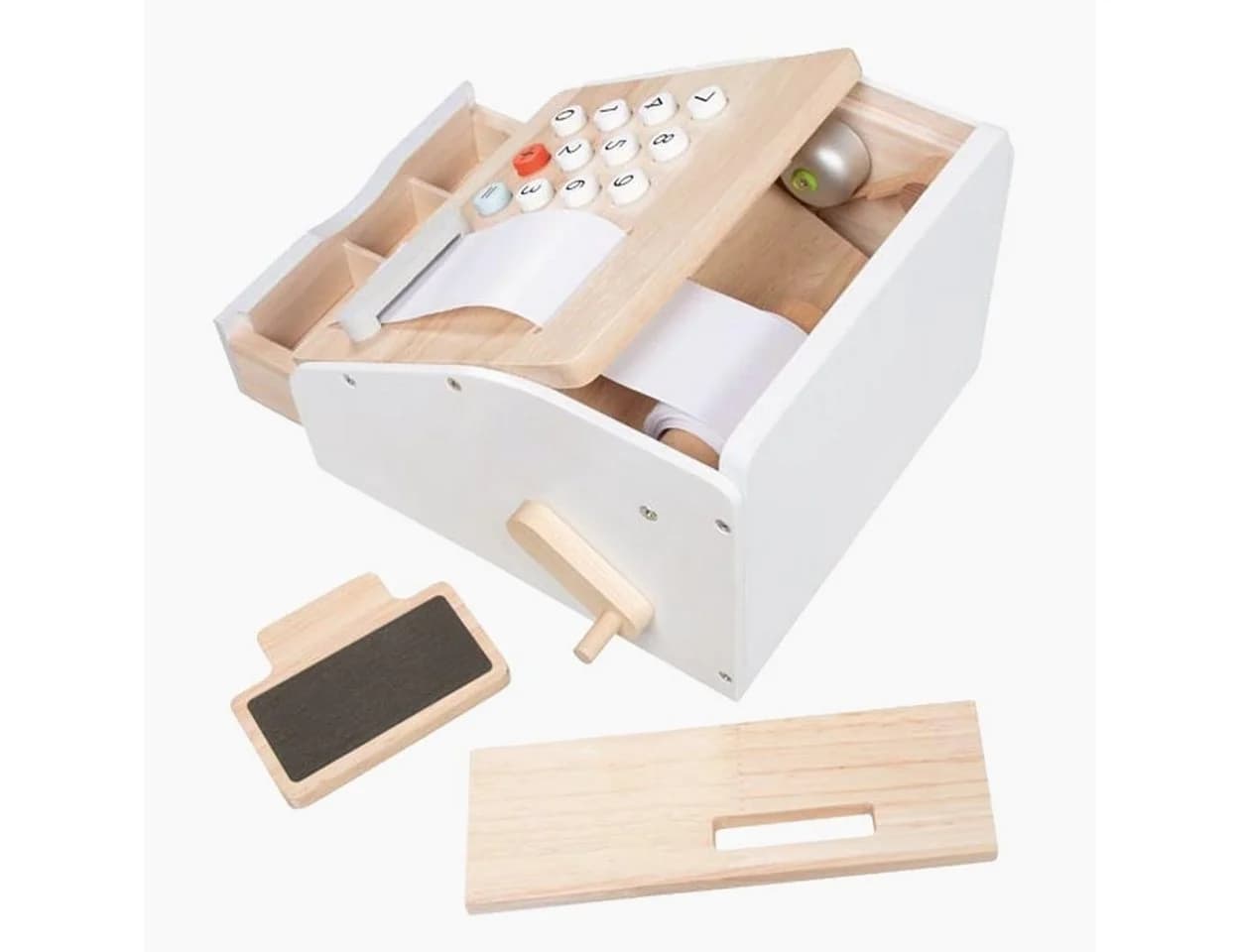 goki Kaufmannsladenkasse mit Geräusch Holzspielzeug - Bild 3