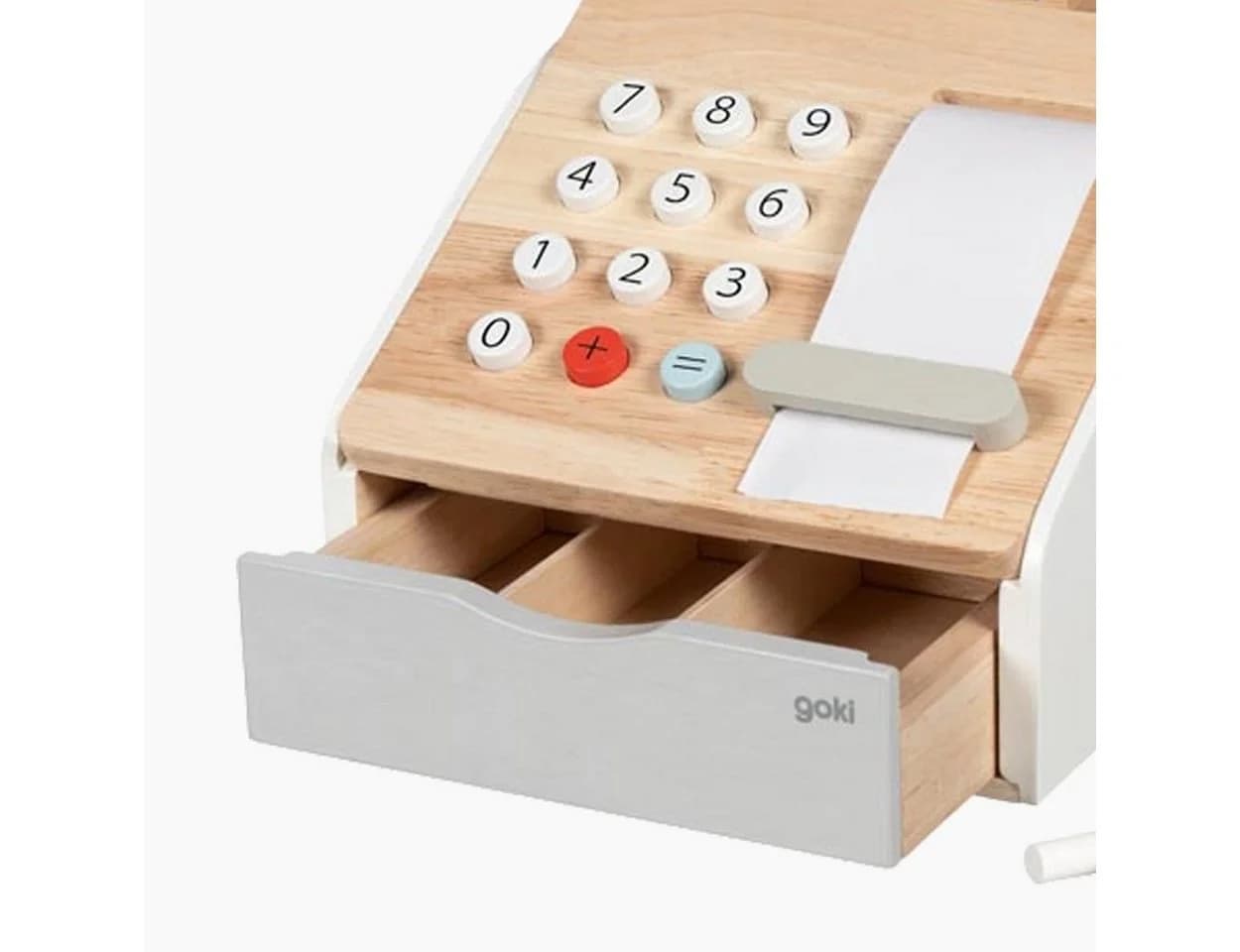 goki Kaufmannsladenkasse mit Geräusch Holzspielzeug - Bild 5