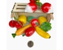 goki Kinder-Küchenset Obst und Gemüse 10-tlg. Bunt Holz Bild 1