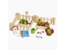 goki Puppenhausmöbel Accessoires Mein kleiner Garten 32tlg. Bunt Holz Bild 2