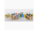 Goki Puppenhaus Küche 30-tlg. Set Holz Bild 1