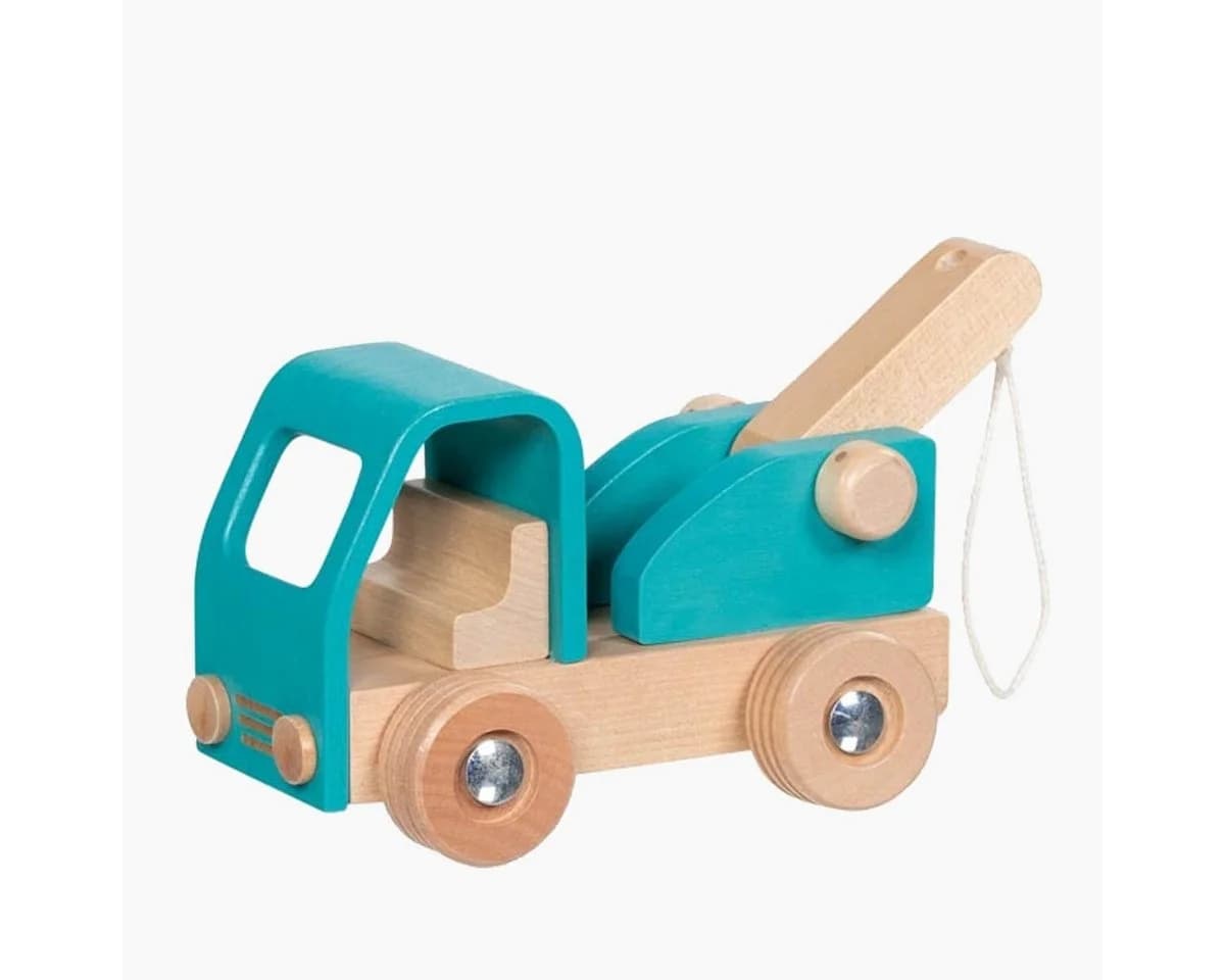 goki Abschleppwagen Holz Spielzeug für Kinder ab 2 Jahren - Bild 2