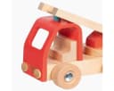 Goki Feuerwehrfahrzeug Leiterwagen Holz Spielzeug ab 2 Jahren Bild 3
