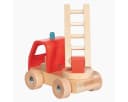 Goki Feuerwehrfahrzeug Leiterwagen Holz Spielzeug ab 2 Jahren Bild 5