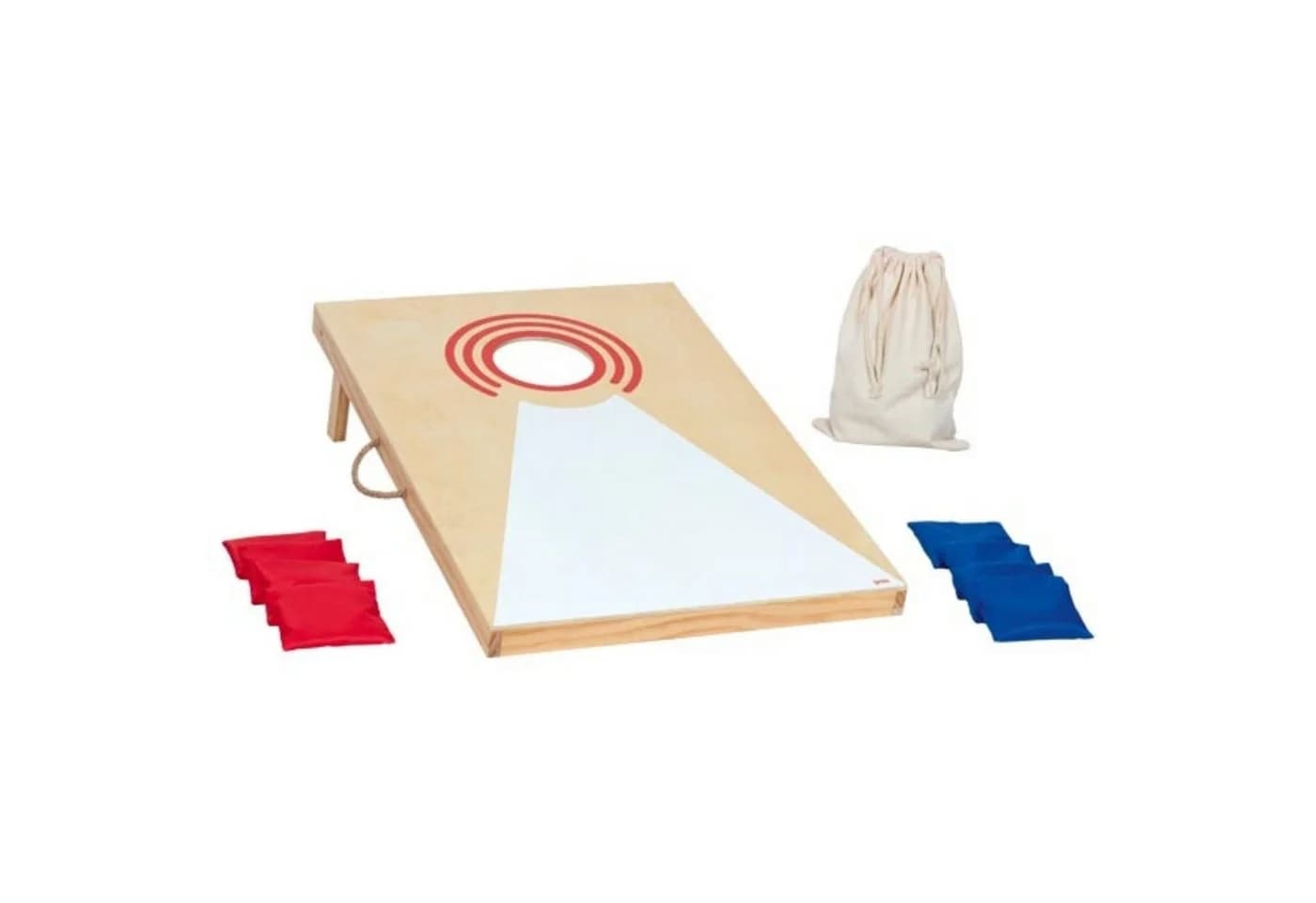 goki Spielesammlung Cornhole Wurfspiel - aus Holz, mit 8 Wurfsäckchen - Bild 2