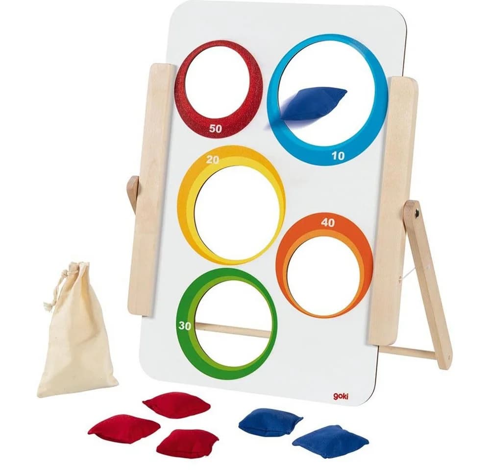 goki Zielwurfspiel Bunt Beidseitig Bespielbar Familienspiel