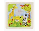 goki Steckpuzzle Einlegepuzzle 4er Set Bunt Holz Bild 5