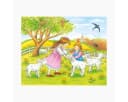 goki Würfelpuzzle Jahreszeiten auf dem Bauernhof 12 Puzzleteile Bunt Bild 3