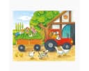 goki Würfelpuzzle Jahreszeiten auf dem Bauernhof 12 Puzzleteile Bunt Bild 4