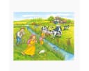 goki Würfelpuzzle Jahreszeiten auf dem Bauernhof 12 Puzzleteile Bunt Bild 5